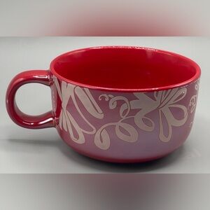 Starbucks Christmas Red Ribbon 2023 Holiday Coffee Mug 16oz Ceramic Soup Cup NEW